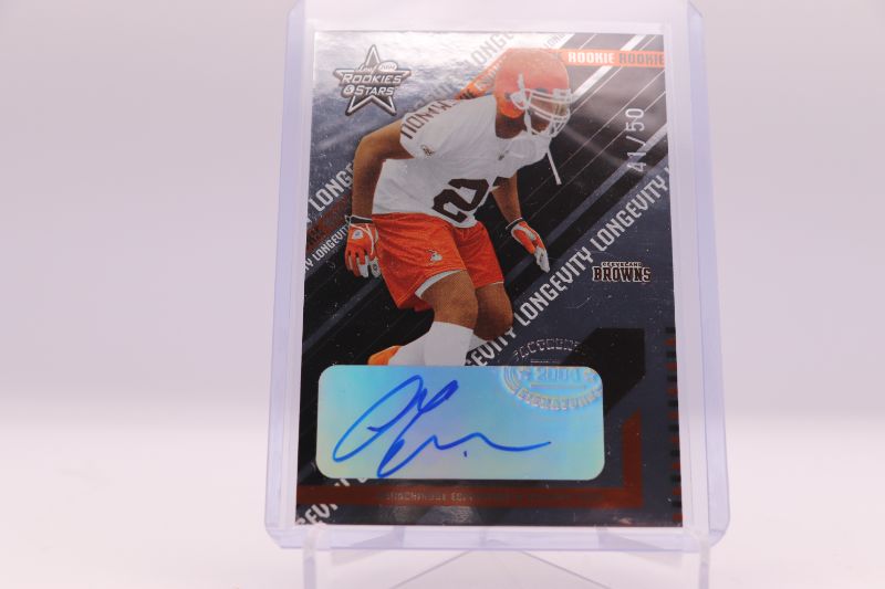 Photo 1 of Adimchinobe Echemandu 2004 Leaf AUTOGRAPH ROOKIE (#’d/50)