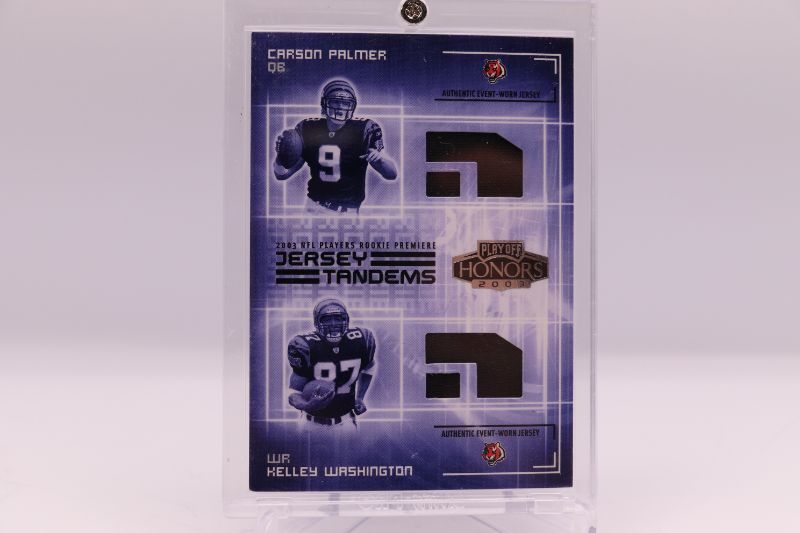Photo 1 of Carson Palmer/Washington 2003 Double Game Jersey ROOKIES (Mint)