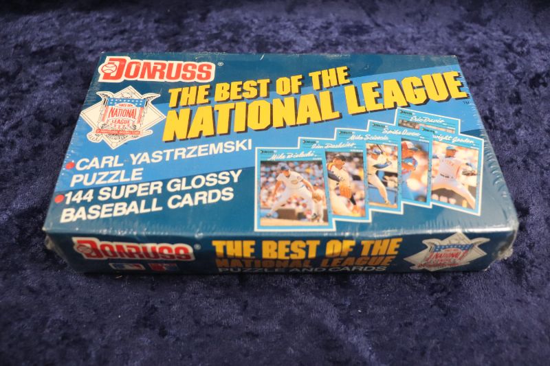 Photo 1 of 1990 Donruss Baseball “Best of the National League box (Sealed)