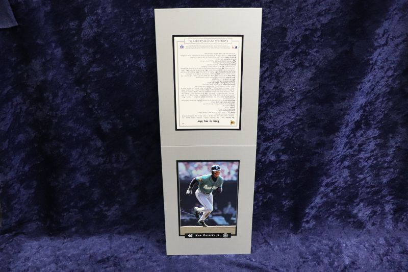 Photo 1 of Ken Griffey Jr 1994 folding 3-D card 5.5x7.5 folded (RARE)