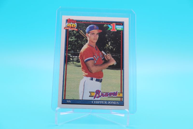 Photo 1 of Chipper Jones 1991 Topps ROOKIE (Mint)