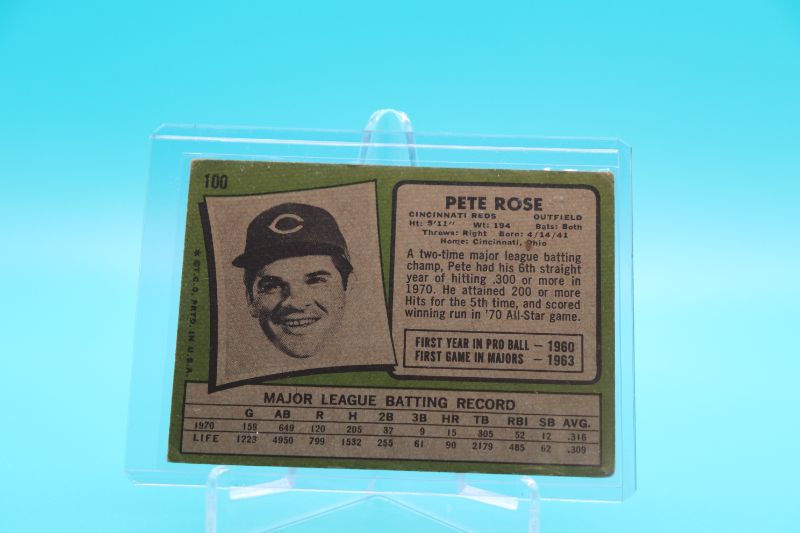 Photo 2 of Pete Rose 1971 Topps (VG)