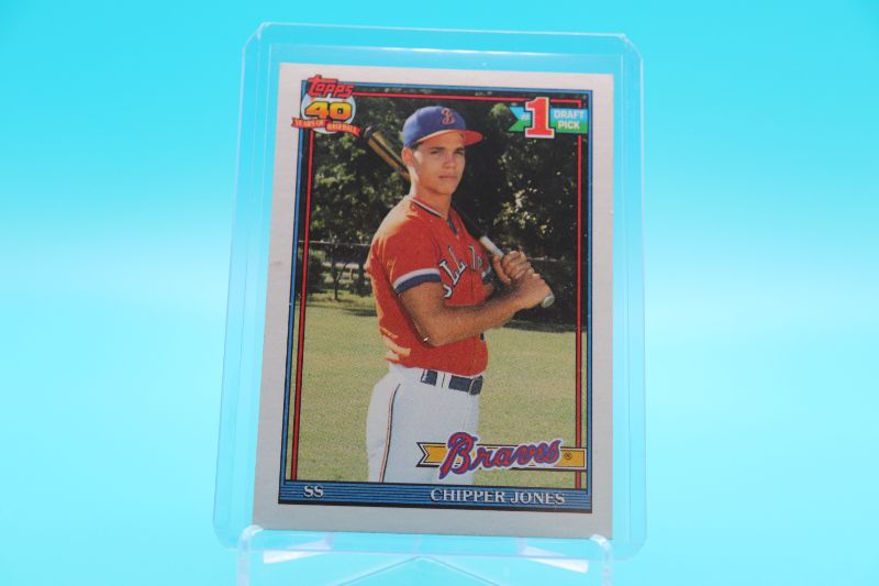 Photo 1 of Chipper Jones 1991 Topps ROOKIE (Mint)