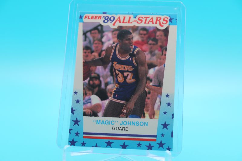 Photo 1 of Magic Johnson 1989 Fleer A-S sticker (Mint)