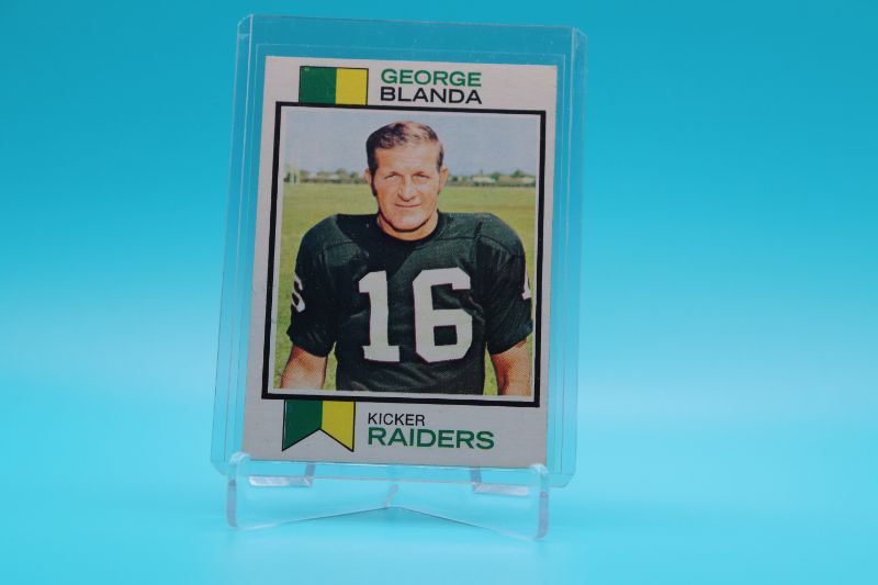 Photo 1 of George Blanda 1973 Topps (NrMt) Raiders 