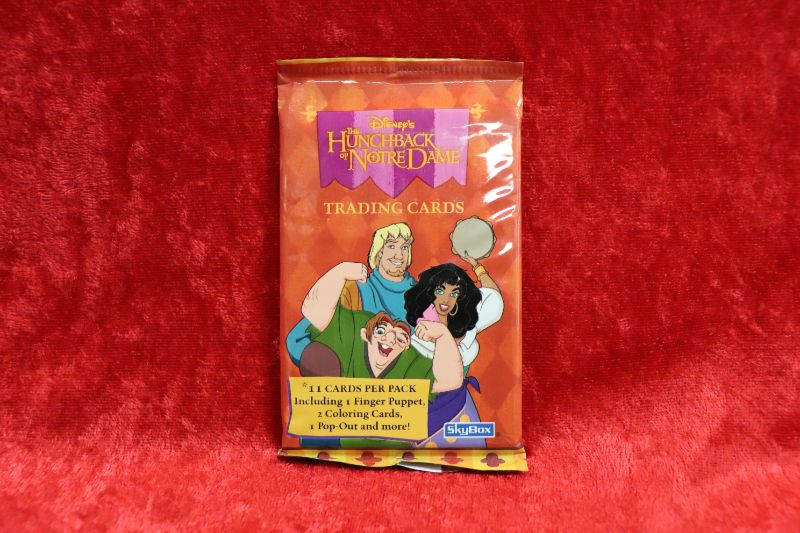 Photo 1 of Disney Hunchback of Notre Dame trading card pack 1996 (sealed)