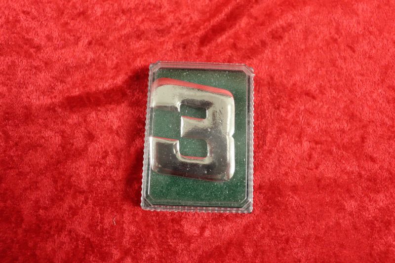 Photo 1 of Chrome “3” magnet 2.5” (new)