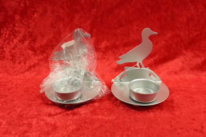 Photo 1 of Lot of 2 Duck tea light holders (new)