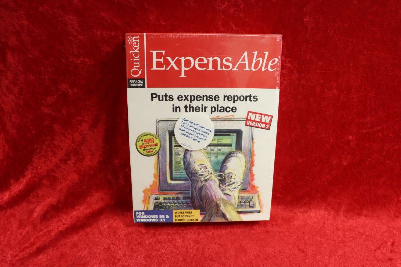 Photo 1 of Quicken ExpensAble 1996 software (Sealed)