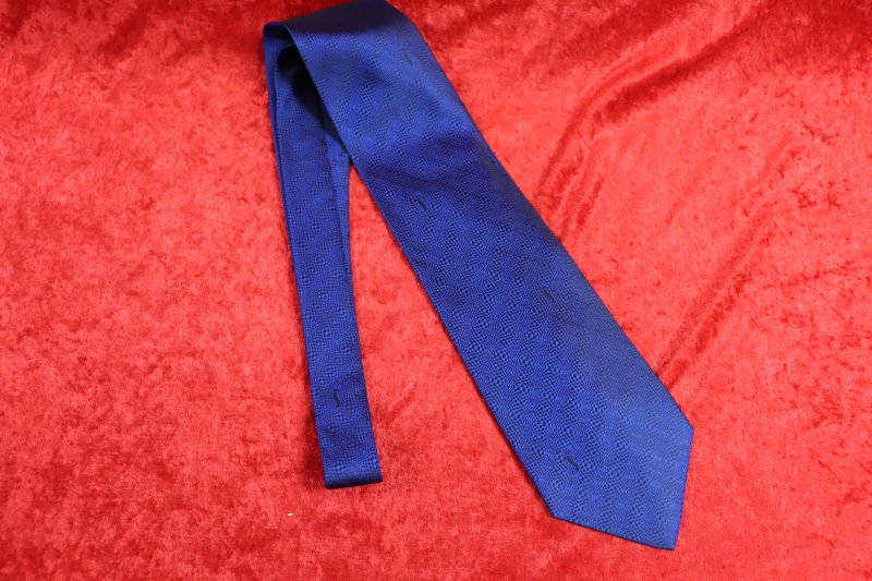 Photo 1 of Blue 100% Silk Tie (New)
