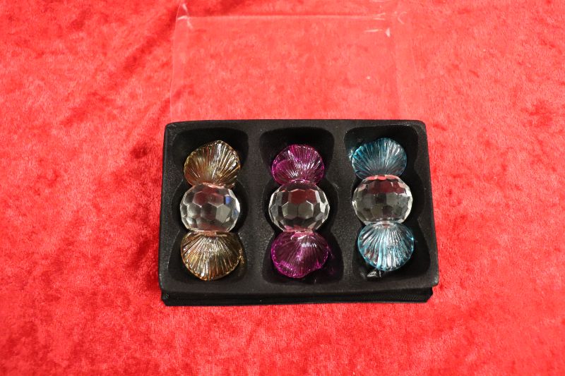 Photo 1 of 3 piece Glass Candy Decor 2.5” (new)