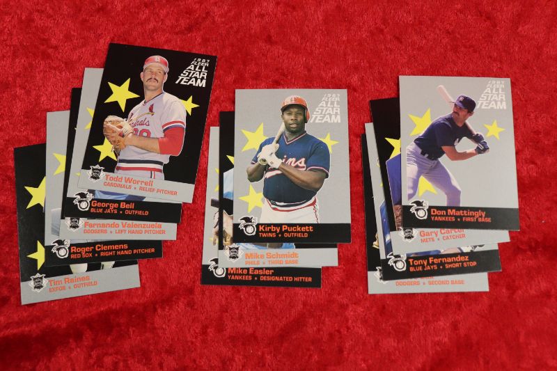 Photo 1 of 1987 Fleer Baseball All Star set (Puckett,Clemens, etc)