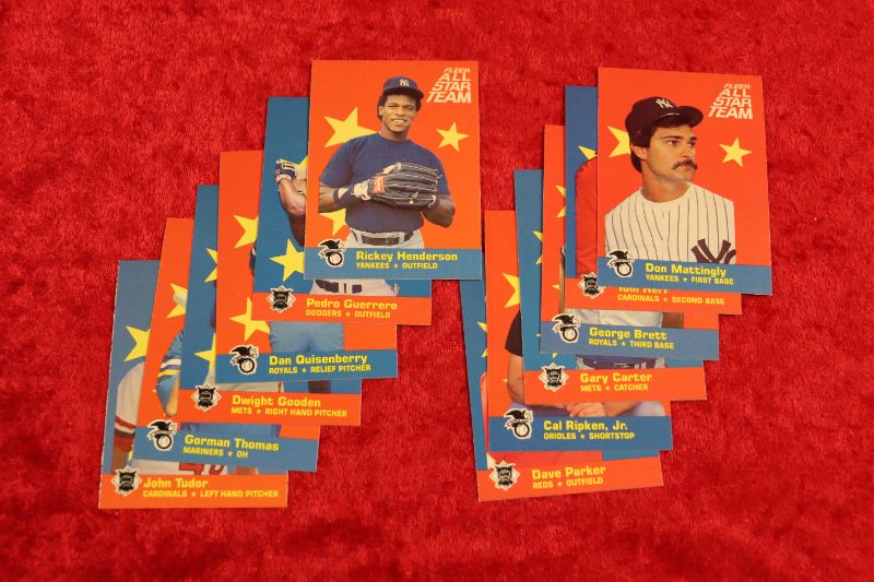 Photo 1 of 1986 Fleer Baseball All Star set (Ripken,Henderson, etc)