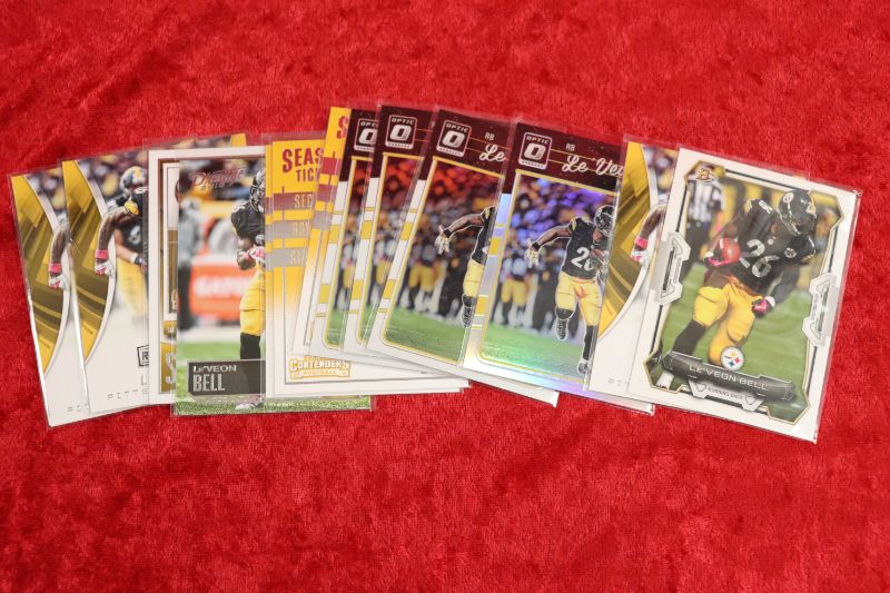 Photo 1 of Le’Veon Bell lot of 13 cards 2015-2016 (Mint) Steelers