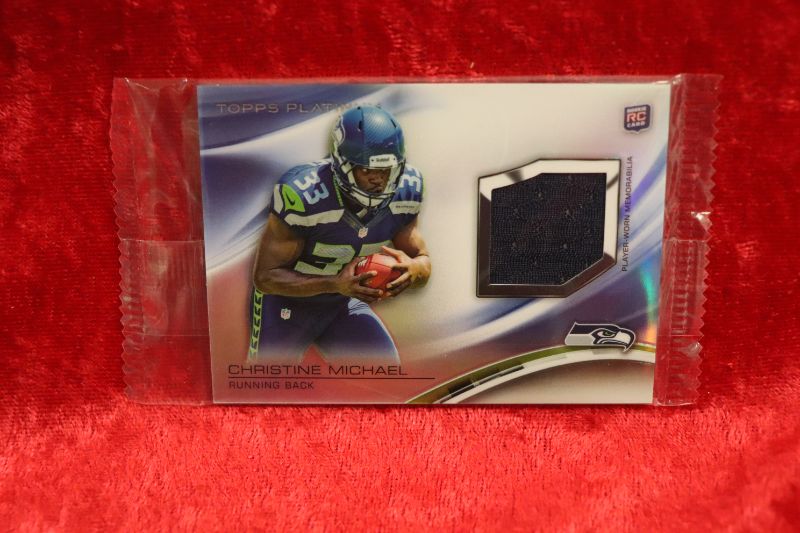 Photo 1 of Christine Michael 2013 Topps Platinum ROOKIE jersey card (Sealed)