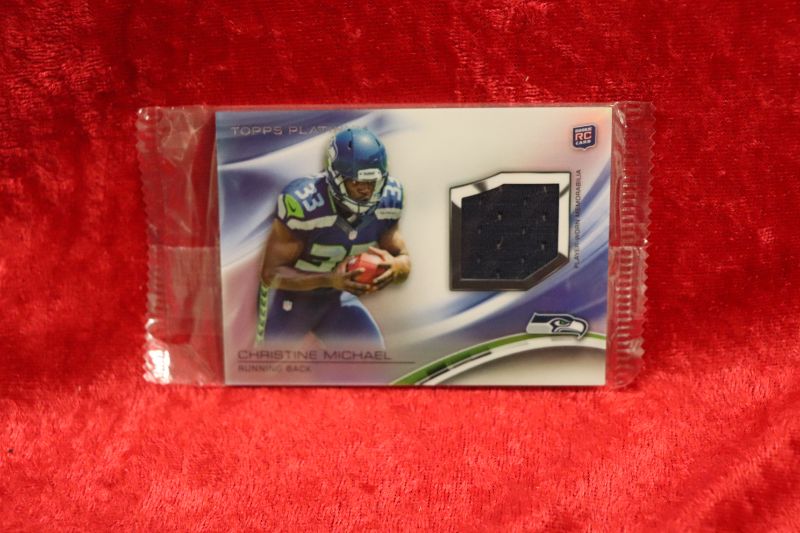 Photo 1 of Christine Michael 2013 Topps Platinum ROOKIE jersey card (Sealed)
