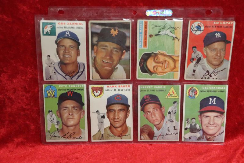 Photo 1 of 8 Baseball cards mid 1950’s 