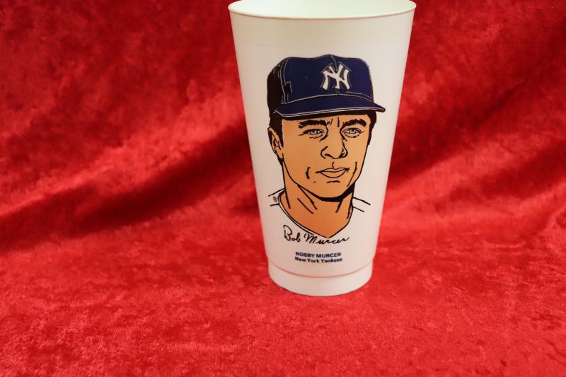 Photo 1 of Bobby Murcer 1972 Slurpee Cup 7-11 (VG) Yankees