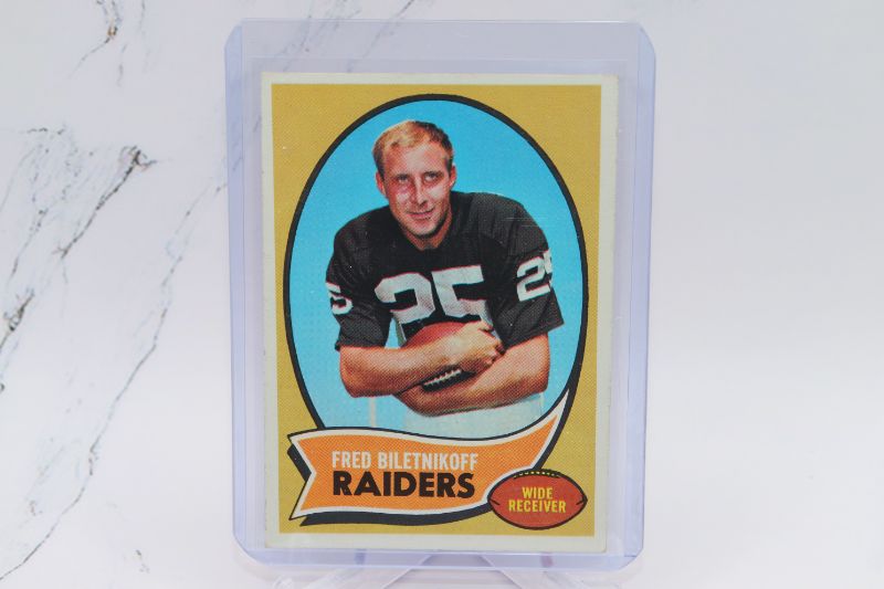 Photo 1 of Fred Biletnikoff 1970 Topps (EX+) Raiders