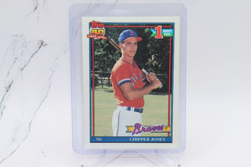 Photo 1 of Chipper Jones 1991 Topps  ROOKIE (Mint)