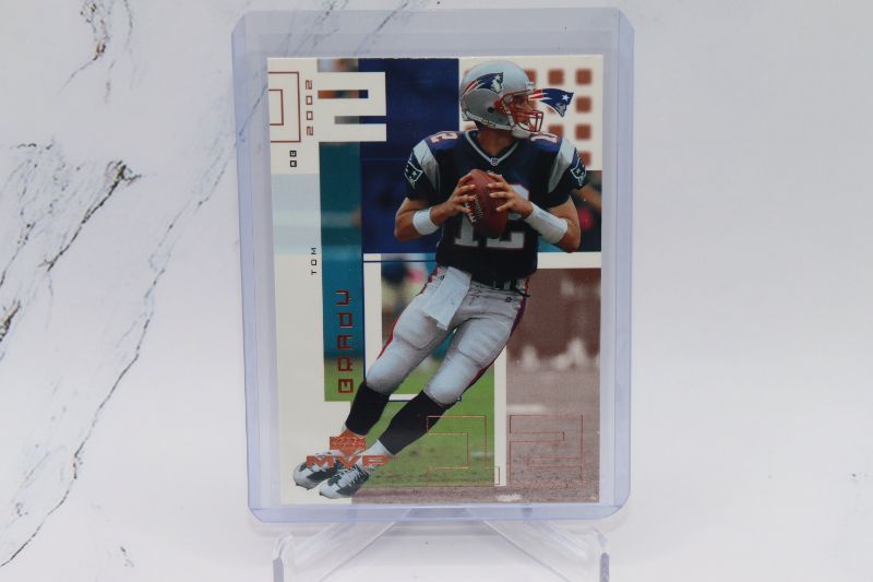 Photo 1 of Tom Brady 2002 UD MVP (Mint) 2nd year