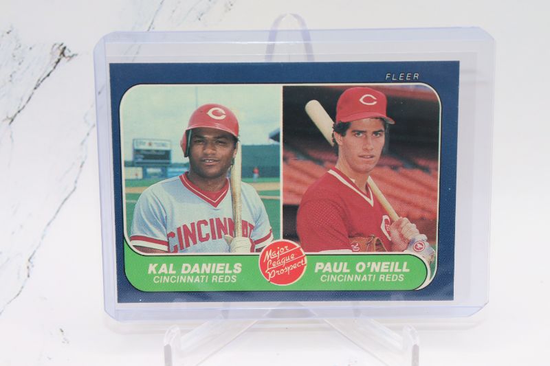 Photo 1 of Paul O’Neill/Daniels 1986 Fleer ROOKIE (Mint)