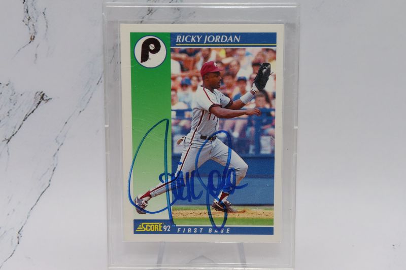 Photo 1 of Ricky Jordan 1992 Score AUTOGRAPHED (Mint)