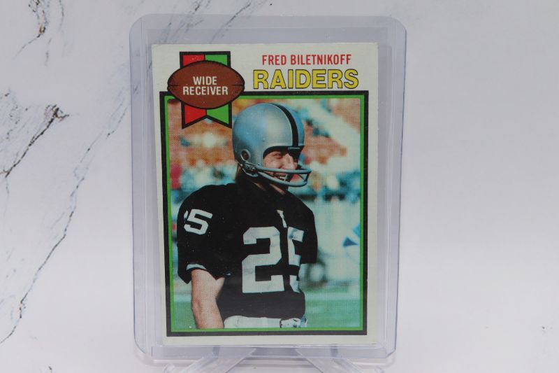 Photo 1 of Fred Biletnikoff 1979 Topps (EX) Raiders