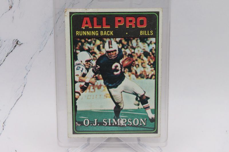 Photo 1 of O.J. Simpson 1974 Topps (VG)