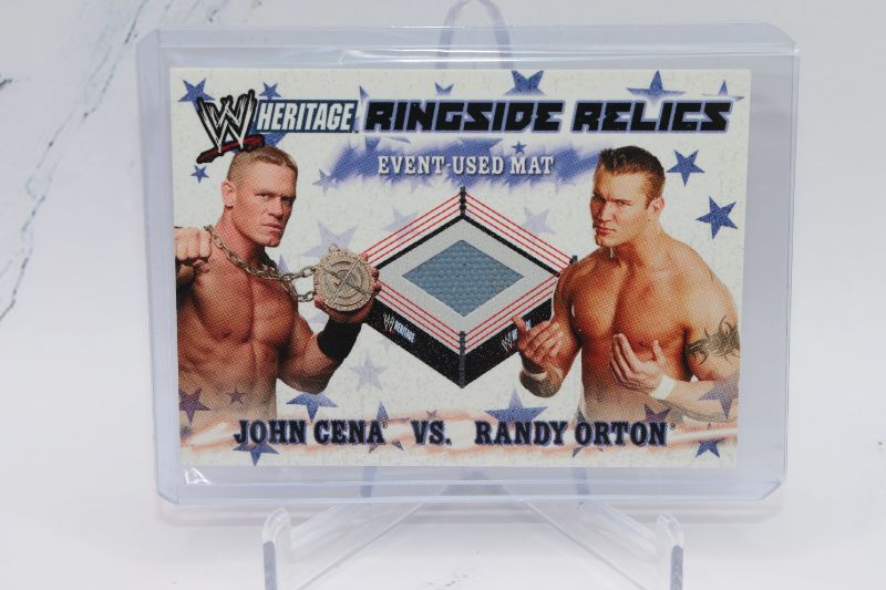 Photo 1 of John Cena/Randy Orton 2007 used mat (Mint)