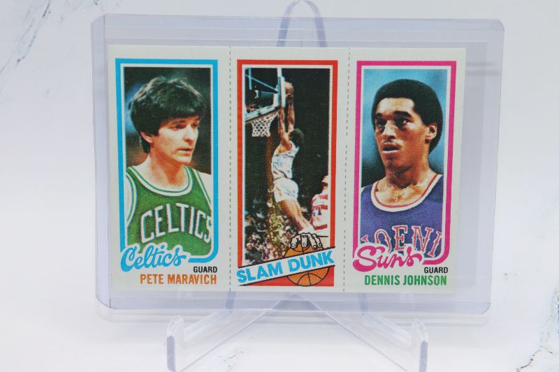 Photo 1 of Pete Maravich/Dennis Johnson/Free 1980 Topps (Mint)