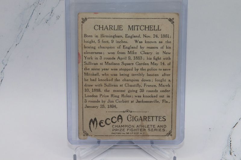 Photo 2 of Charlie Mitchell 1910 Mecca (G-VG) Boxing