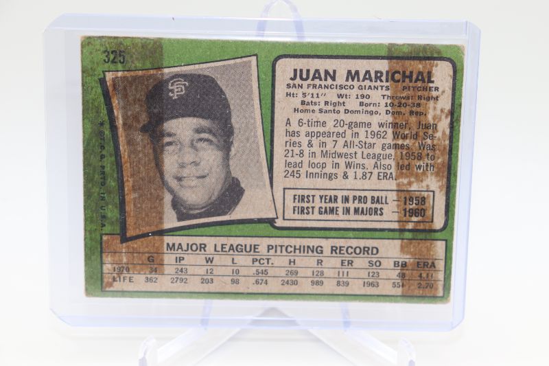 Photo 2 of Juan Marichal 1971 Topps (VG-EX)
