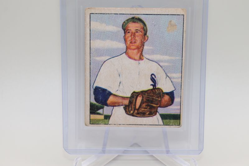 Photo 1 of 1950 Bowman Mickey Haefner (G-VG) White Sox