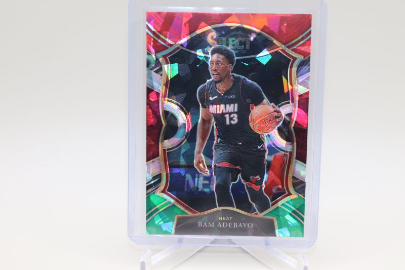 Photo 1 of Bam Adebayo 2020-21 Concourse Prizm Tri-Color cracked ice (Mint)