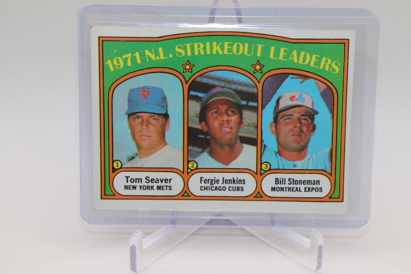 Photo 1 of 1972 NL Strikeout Leaders (EX) Seaver/Jenkins