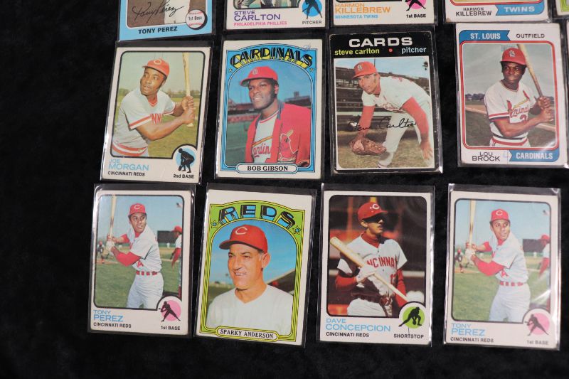 Photo 3 of 24 card lot early 1970’s Topps Baseball stars (G-EX)
