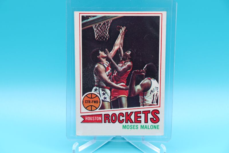 Photo 1 of Moses Malone 1977 Topps (EX)