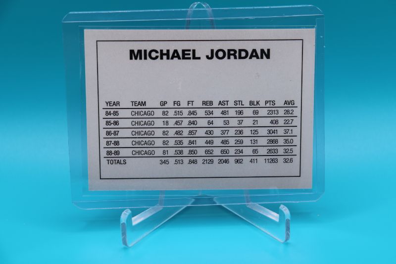 Photo 2 of Michael Jordan 1986 Donruss Baseball reprint (Mint)