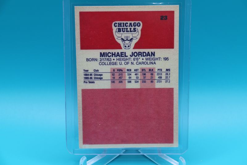 Photo 2 of Michael Jordan 1986 Fleer ROOKIE reprint (Mint)