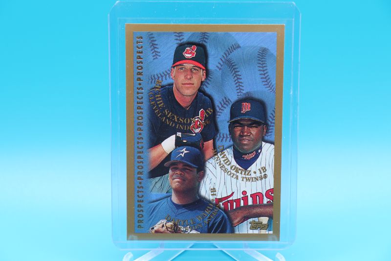 Photo 1 of David Ortiz/Sexson/Ward 1997 Topps ROOKIES (Mint)