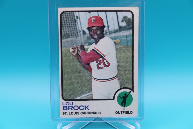 Photo 1 of Lou Brock 1973 Topps (VG++)