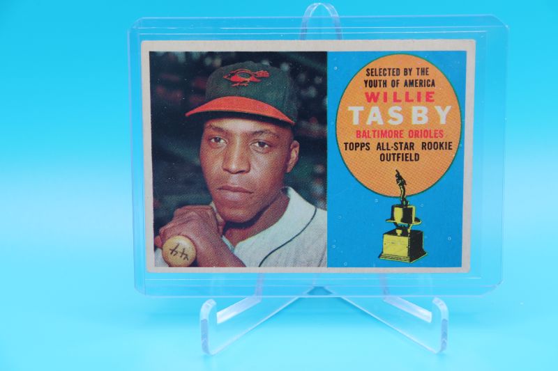 Photo 1 of Willie Tasby 1960 Topps ROOKIE (EX)