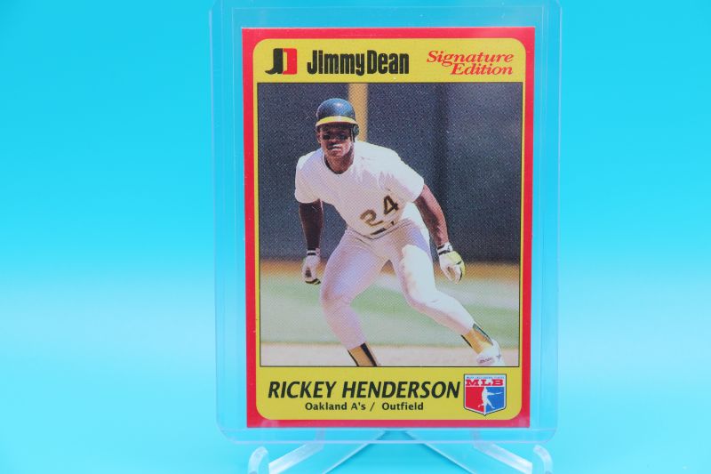 Photo 1 of Rickey Henderson 1991 Jimmy Dean (Mint)