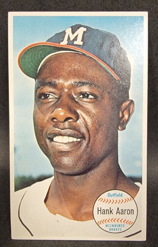 Photo 1 of 1964 Topps Giants Baseball Card # 49 Hank Aaron