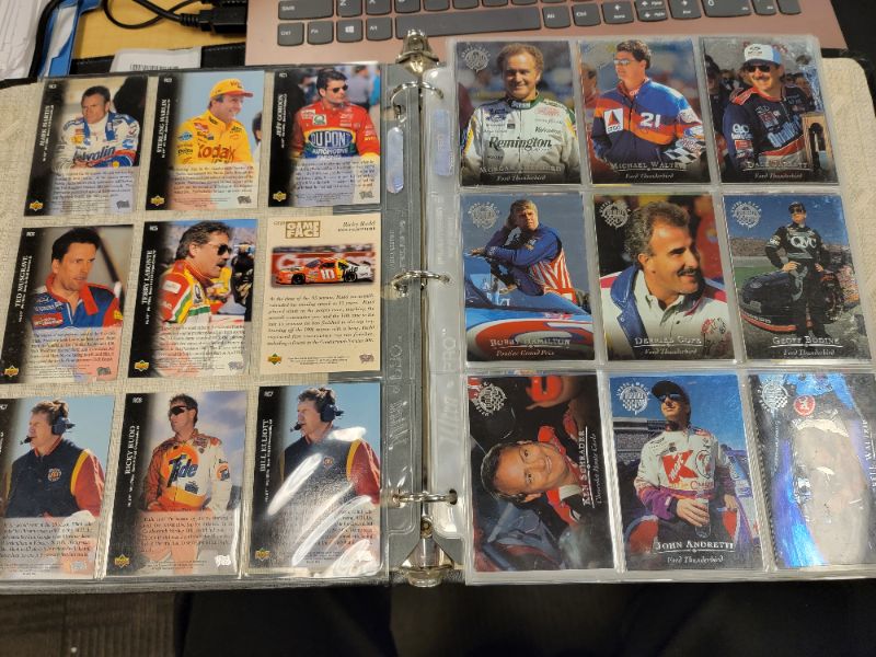 Photo 1 of Binder of Aprox. 130 Nascar Cards