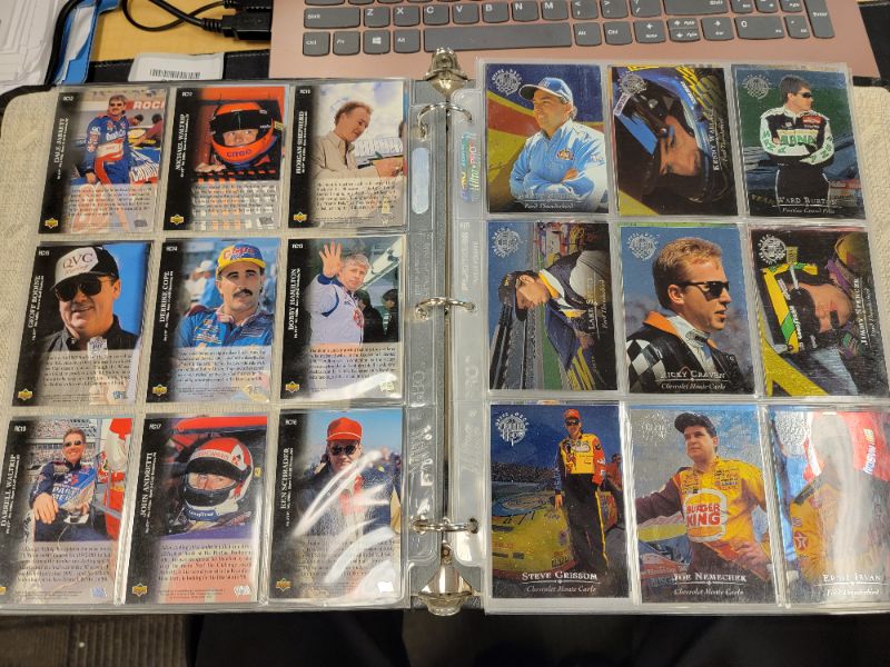 Photo 2 of Binder of Aprox. 130 Nascar Cards