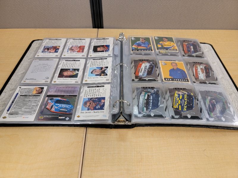 Photo 3 of Binder of Aprox. 130 Nascar Cards