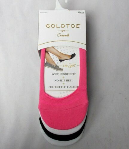 Photo 2 of GOLD TOE Women's 4-Pack Low Cut Sport Liner Socks Fits Shoe Sizes 6-9 