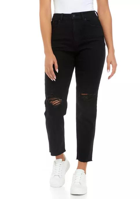 Photo 1 of SIZE W31 L 27(13)  VANILLA STAR JUNIOR WOMEN'S SUPER HIGH RISE / SUPER SOFT JEGGINGS / DISTRESSED BLACK